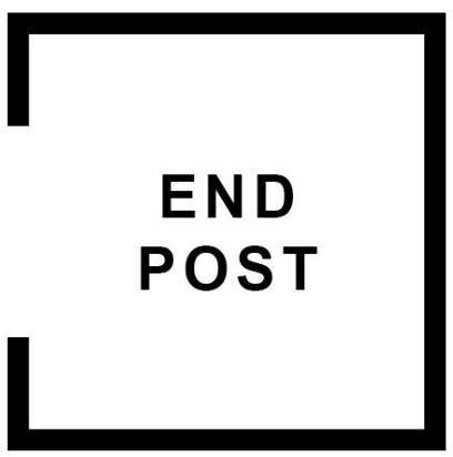 54" End Posts 1 aluminum-end-post