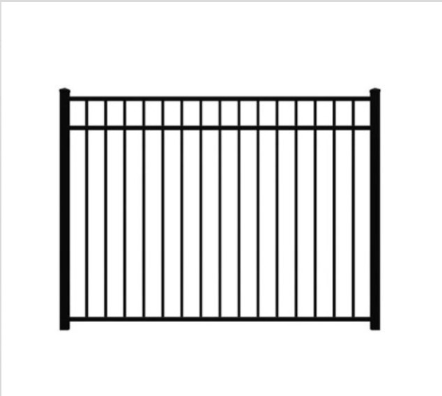 Standard aluminum Fence panel