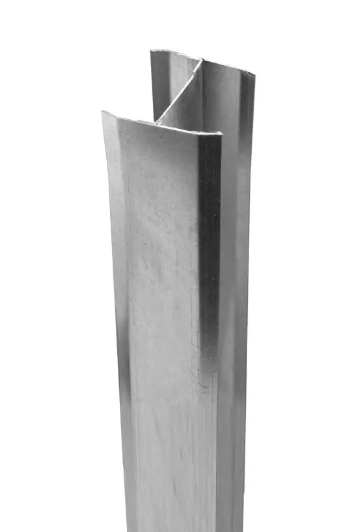 This is a post stiffener used for vinyl fence posts