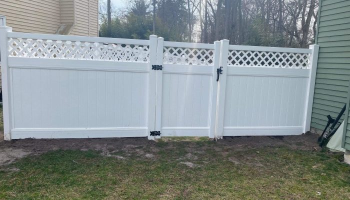 Vinyl Lattice Fence in Dover, DE